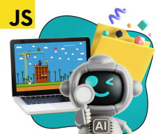 Язык программирования JavaScript + AI. Проектное обучение + геймификация + AI-помощники - КИБЕРшкола программирования для детей, компьютерные курсы для школьников, начинающих и подростков - KIBERone г. Гусиноозерск