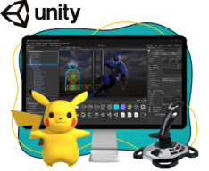 Мир игр на Unity 2D на популярном движке + AI-помощники - КИБЕРшкола программирования для детей, компьютерные курсы для школьников, начинающих и подростков - KIBERone г. Гусиноозерск