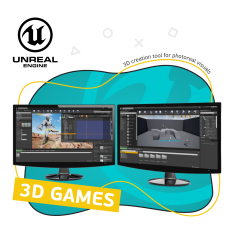 Unreal Engine 4. Игровой движок - КИБЕРшкола программирования для детей, компьютерные курсы для школьников, начинающих и подростков - KIBERone г. Гусиноозерск