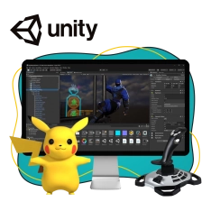 Мир игр на Unity 2D на популярном движке + AI-помощники - КИБЕРшкола программирования для детей, компьютерные курсы для школьников, начинающих и подростков - KIBERone г. Гусиноозерск