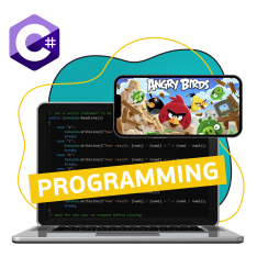 Программирование на C#. Удивительный мир 2D-игр - КИБЕРшкола программирования для детей, компьютерные курсы для школьников, начинающих и подростков - KIBERone г. Гусиноозерск
