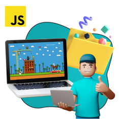 Программирование на JavaScript. Учимся создавать игры! - КИБЕРшкола программирования для детей, компьютерные курсы для школьников, начинающих и подростков - KIBERone г. Гусиноозерск