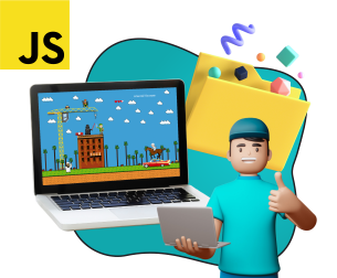 Программирование на JavaScript. Учимся создавать игры! - КИБЕРшкола программирования для детей, компьютерные курсы для школьников, начинающих и подростков - KIBERone г. Гусиноозерск